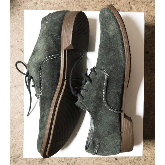 Dark Green Suede Chukka Boots 👞 CALVIN KLEIN - Picture 5 of 9